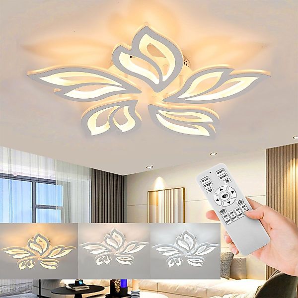 oyajia Deckenleuchte Moderne LED Deckenleuchte, 30/80W günstig online kaufen