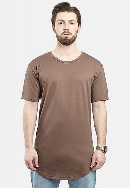 Blackskies T-Shirt Round Longline T-Shirt Braun Medium günstig online kaufen