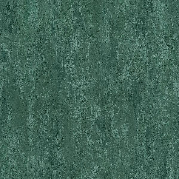 PROFHOME 380444-GU Ton-in-Ton Tapete Uni Metallic Effekt Grün 0,53 m x 10,0 günstig online kaufen