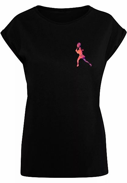 Merchcode T-Shirt "Merchcode Damen Ladies Tennis Woman Silhouette - T-Shirt günstig online kaufen