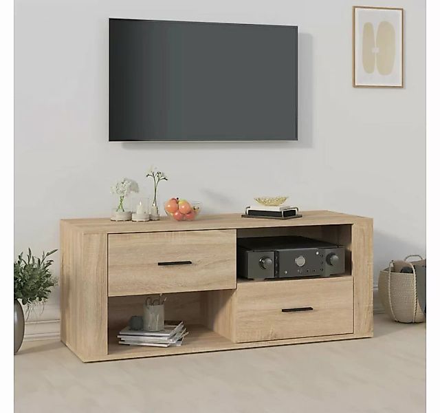 furnicato TV-Schrank Sonoma-Eiche 100x35x40 cm Holzwerkstoff günstig online kaufen