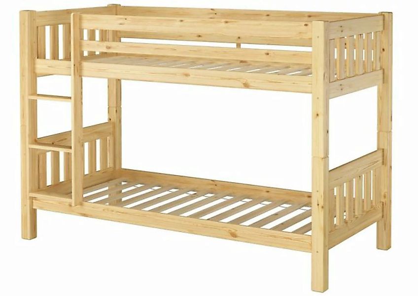 Erst-Holz® Kinderetagenbett Kiefer Massivholz 90x200 mit Rost natur Gr. 90 günstig online kaufen
