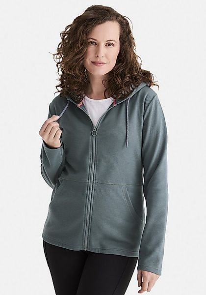 STOOKER WOMEN Sweatjacke JOANE mit Kapuze Strickfleecejacke Sweatjacke Kapu günstig online kaufen
