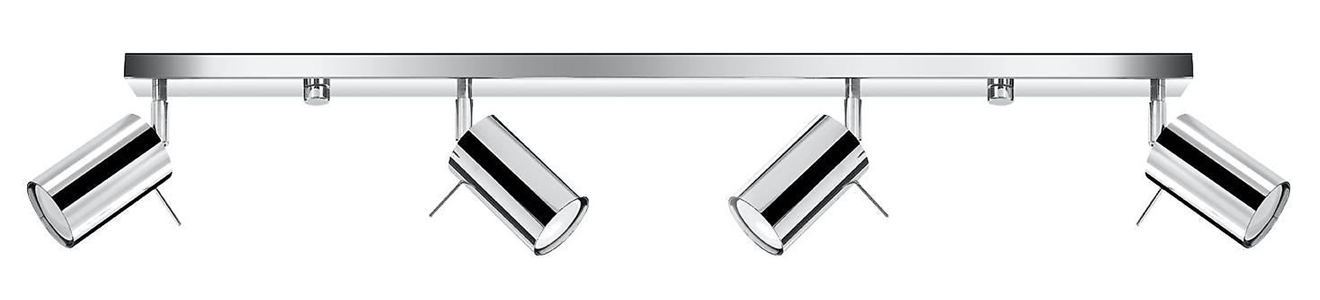 SOLLUX lighting Deckenleuchte »RING«, 4 flammig, Leuchtmittel GU10   ohne L günstig online kaufen