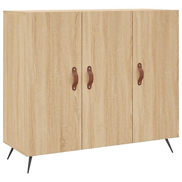 vidaXL Sideboard Sonoma-Eiche 90x34x80 cm Holzwerkstoff 828079 günstig online kaufen