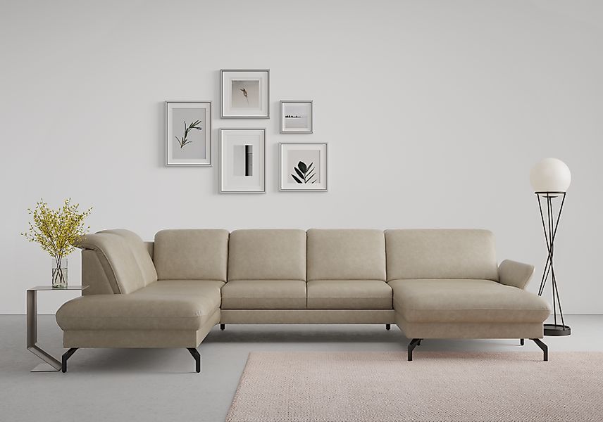 sit&more Wohnlandschaft »Fashion U-Form« wahlweise mit Kopfteilverstellung, günstig online kaufen