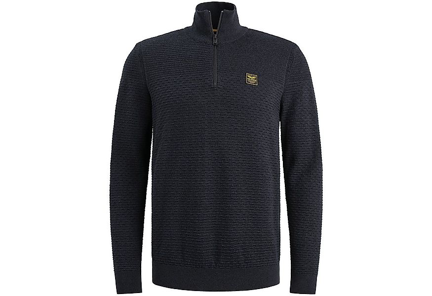 PME LEGEND Strickpullover Half zip collar cotton mouline günstig online kaufen