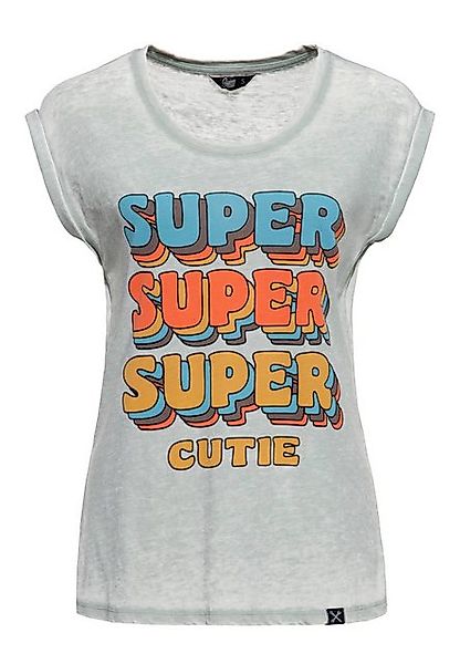 QueenKerosin T-Shirt Super Cutie (1-tlg) Frontprint günstig online kaufen