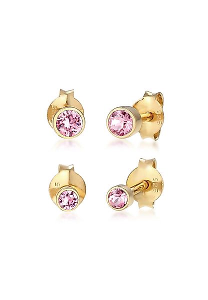 Elli Ohrring-Set Ohrstecker Set Glas Kristallen günstig online kaufen