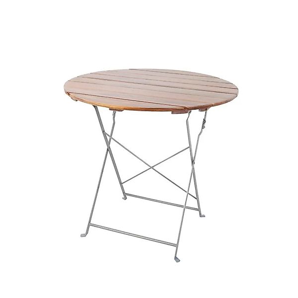 Lex Gartentisch Biergartentisch Rund Balkon Gartenmöbel Akazienholz Klappba günstig online kaufen