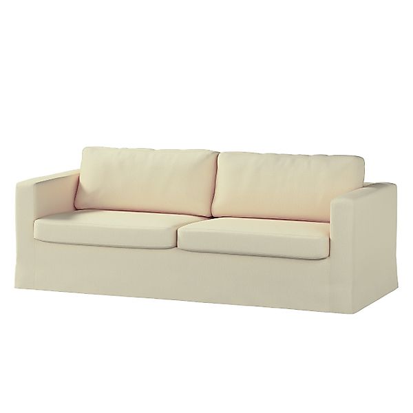 Bezug für Karlstad 3-Sitzer Sofa nicht ausklappbar, lang, vanille, Bezug fü günstig online kaufen