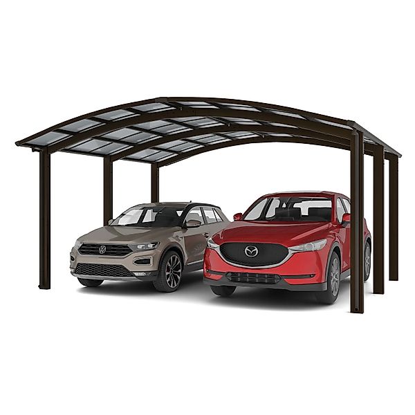Ximax Carport Portoforte-110 M-Ausführung Mattbraun günstig online kaufen