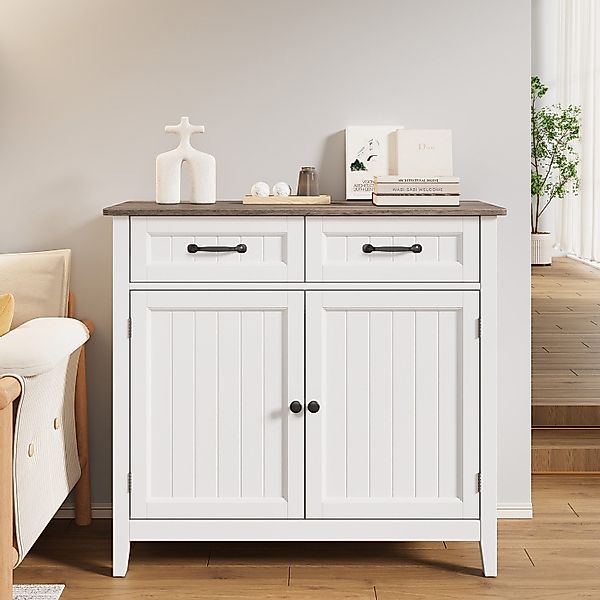 Bealife Buffet Küchenschrank mit Arbeitsplatten,mit 2 günstig online kaufen