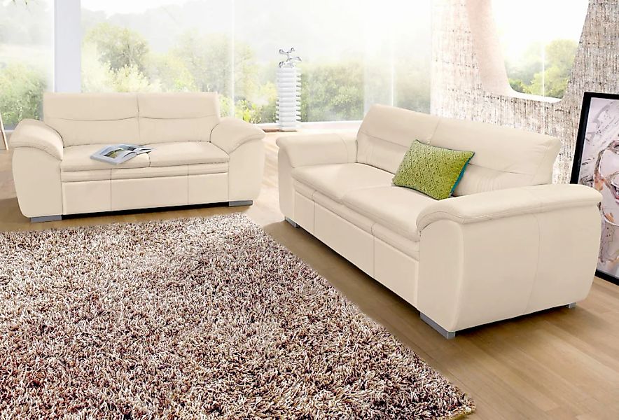 COTTA Polstergarnitur "Leandra", Set bestehend aus: 2-Sitzer & 2,5-Sitzer günstig online kaufen