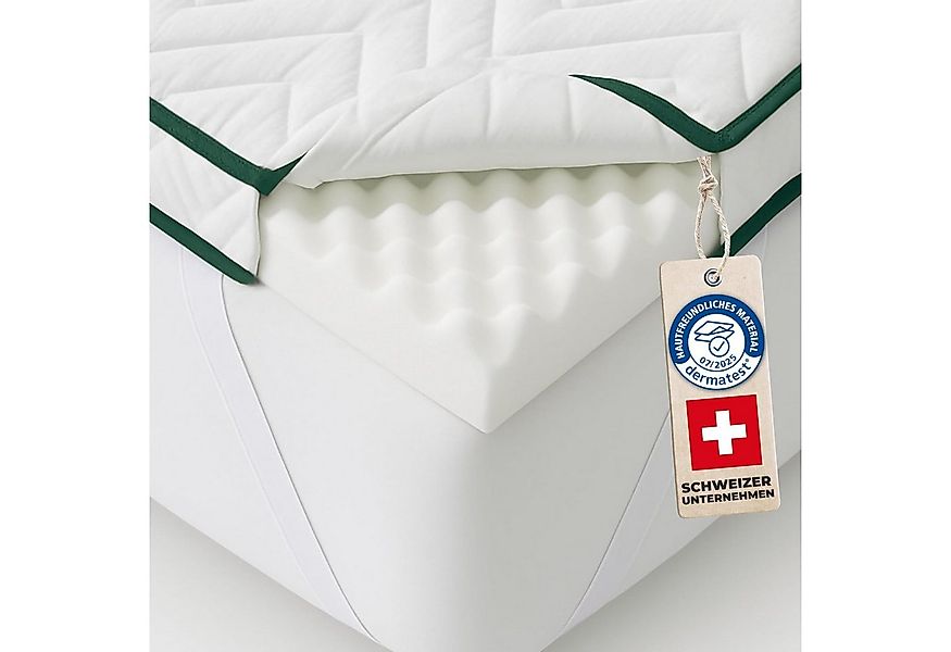 Welldora, Topper 8 cm - Matratzentopper Wendbar - 3D-Kontur, 8 cm hoch, PU- günstig online kaufen