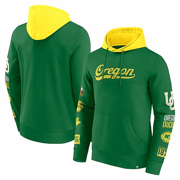 Fanatics Kapuzenpullover "Fanatics Hoodie Oregon Ducks Colorblock Badge" günstig online kaufen