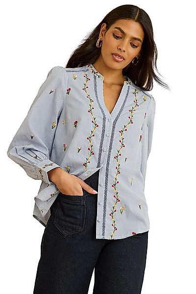 Love & Roses Langarmbluse Love & Roses Bluse mit Kerbausschnitt, Regular (1 günstig online kaufen