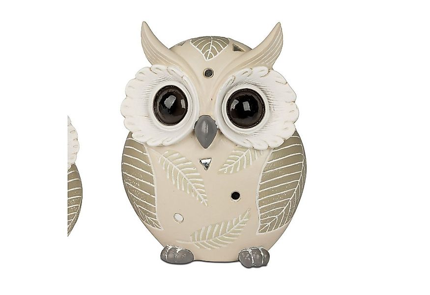 formano Dekofigur Creme, Höhe: 15cm, Farbe: Creme, Motiv: Eule günstig online kaufen