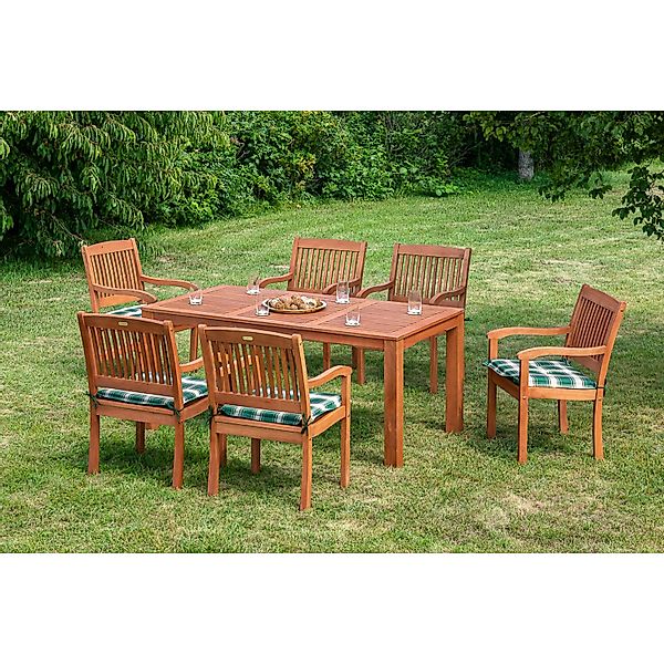 Merxx Maracaibo Set 13-tlg. Gartentisch 170 x 90 cm günstig online kaufen