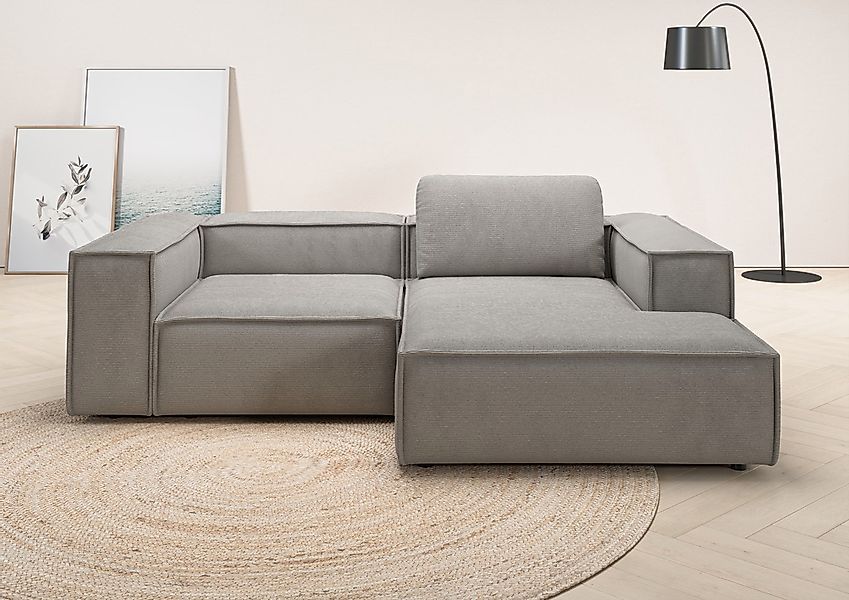 Home affaire Ecksofa "Watertown, kompakte L-Form, 246 cm breite für kleiner günstig online kaufen
