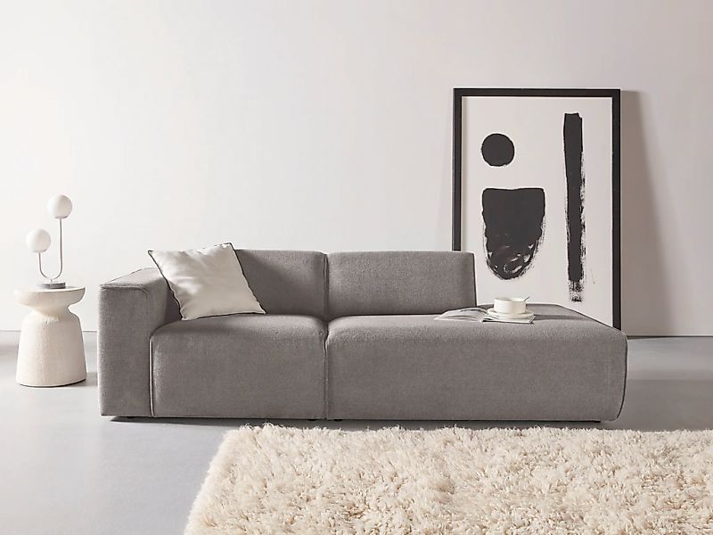 andas 2-Sitzer "Noord mit Kedernaht, Breite 227 cm", Cord, Struktur, Websto günstig online kaufen