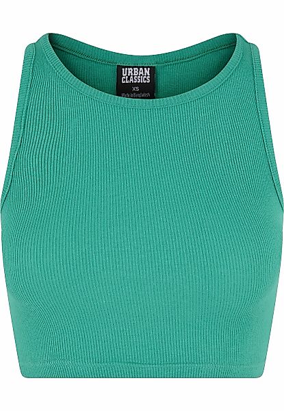 URBAN CLASSICS Tanktop "Urban Classics Damen Ladies Cropped Rib Top" 1 Stk. günstig online kaufen