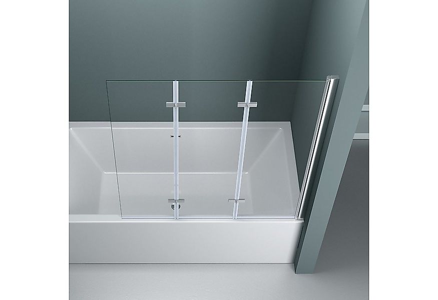 doporro Duschwand für Badewanne Badewannenaufsatz inkl. Nano-Versiegelung 6 günstig online kaufen