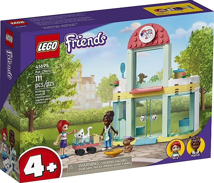 LEGO® LEGO® Friends 41695 Tierklinik Konstruktionsspielsteine, (111 St) günstig online kaufen