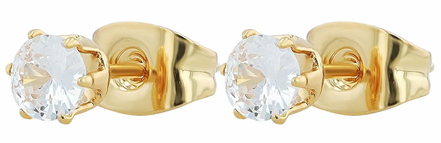 Adelia´s Paar Ohrhänger "Damen Ohrringe – Ohrstecker aus Edelstahl mit Zirk günstig online kaufen