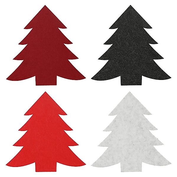 Annastore Platzset 12 x Filzdeko Tannenbaum günstig online kaufen