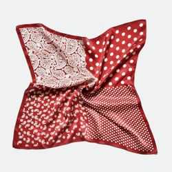 MayTree Seidentuch quadratisch, Punkte + Paisley günstig online kaufen
