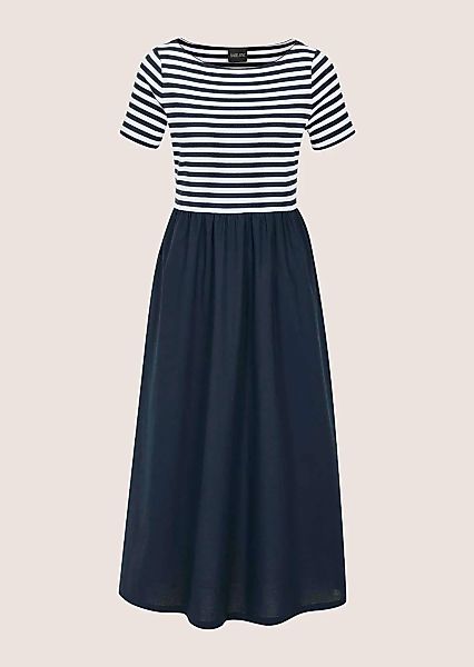 MADELEINE Midikleid "Jerseykleid Baumwollkleid mit Streifendetails" Nahttas günstig online kaufen