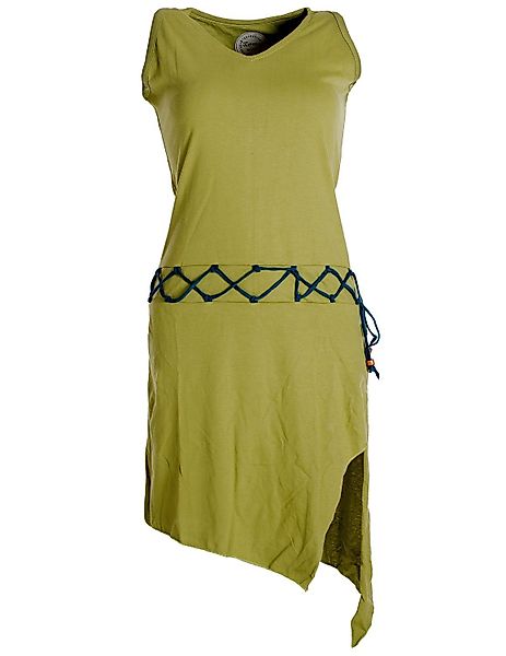 Vishes Sommerkleid Ärmelloses Kleid asymmetrisch Beinausschnitt günstig online kaufen