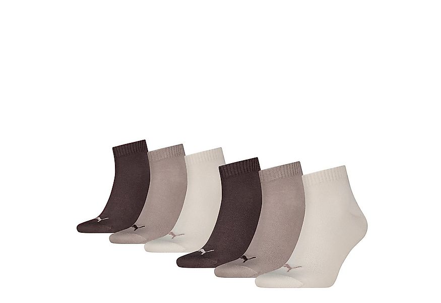 PUMA Kurzsocken PUMA UNISEX QUARTER PLAIN 6P ECOM (6-Paar, 6 Paar) mit Ripp günstig online kaufen