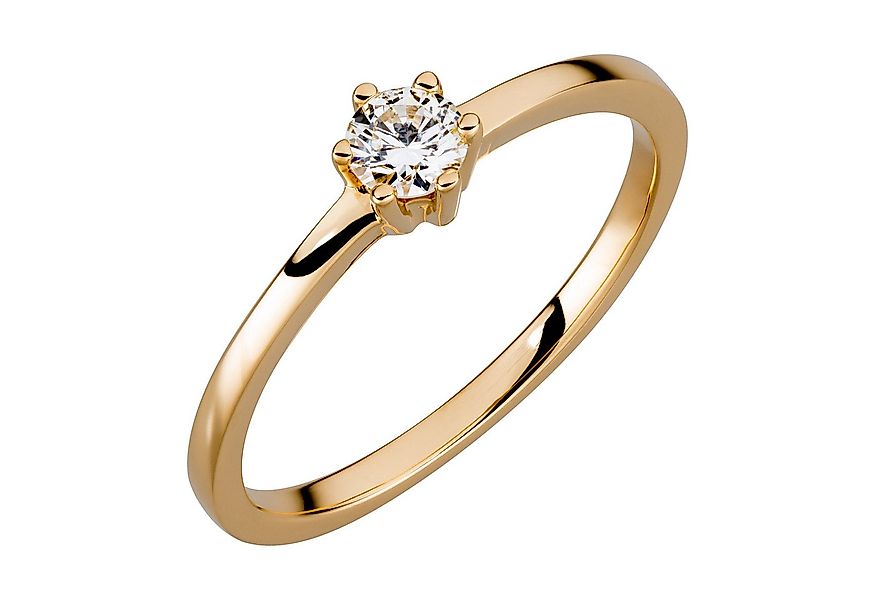Orolino Fingerring Gold 750 mit natürlichem Brillant 0,25ct. günstig online kaufen
