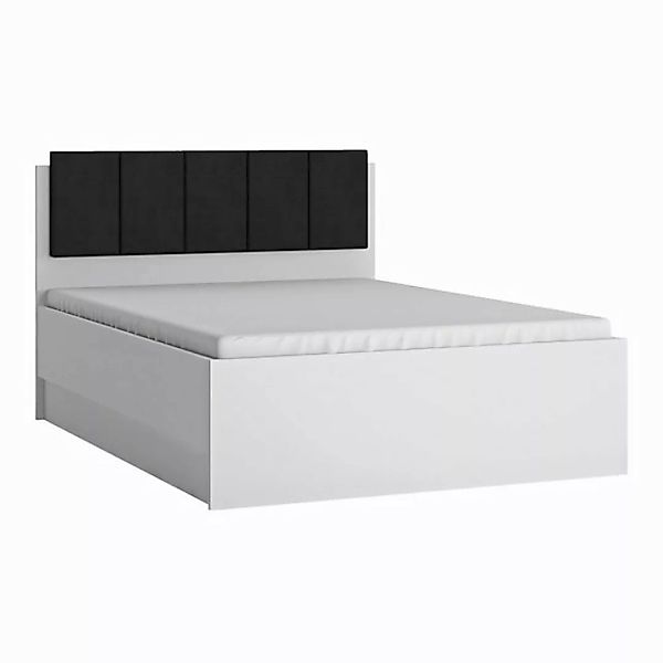 Lomadox Bett LYNDHURST-129, 140 cm, aufklappbar, weiß Hochglanz, B/H/T 146/ günstig online kaufen