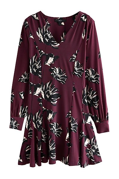 Next Minikleid Langärmeliges Minikleid in A-Linien-Form günstig online kaufen