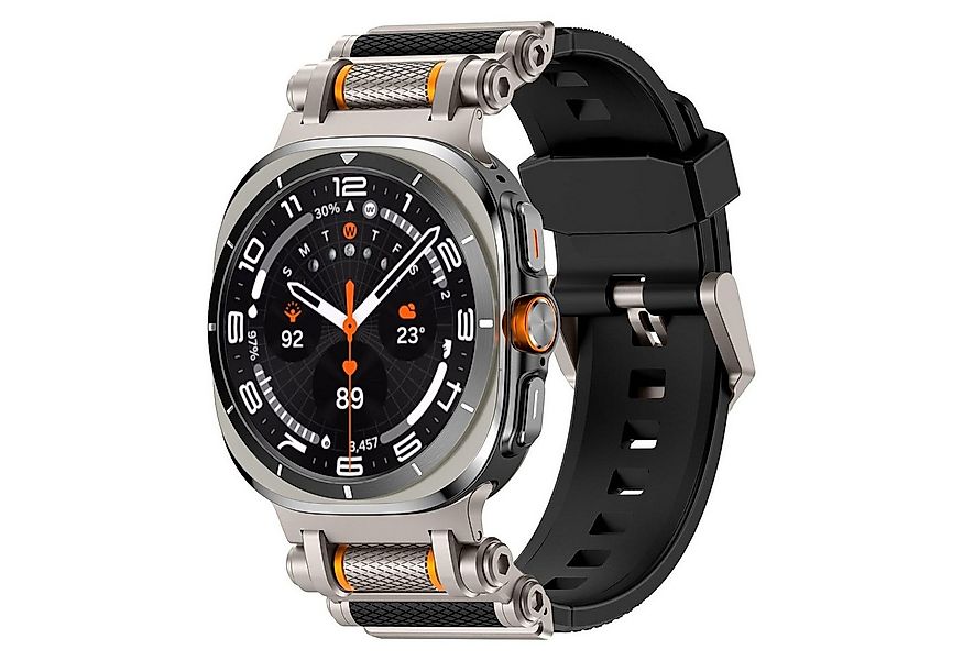 Wigento Smartwatch-Armband Für Samsung Galaxy Watch Ultra 2 / Ultra 47mm Si günstig online kaufen