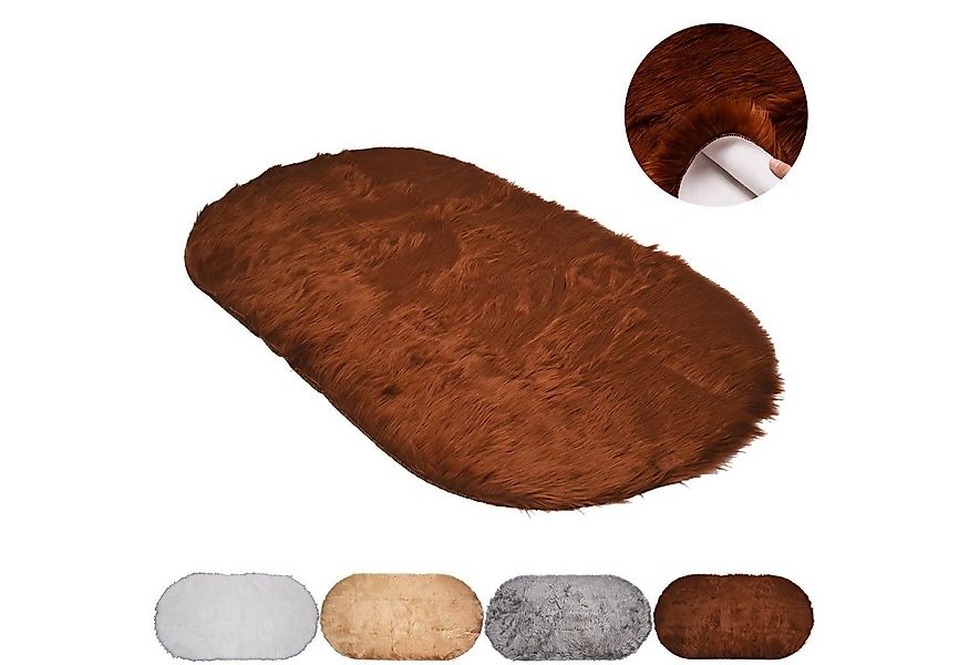 Sunicol Langflor-Teppich 6 cm Hochflor Teppich, Weich, Flauschig, Kunstfell günstig online kaufen