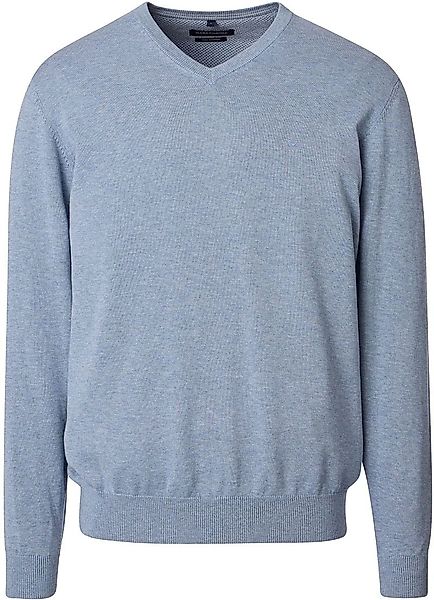 Casa Moda Pullover V-Ausschnitt Hellblau - Größe 4XL günstig online kaufen