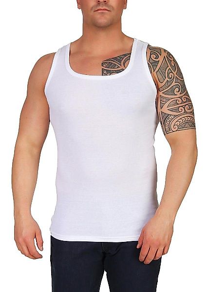 EloModa Unterhemd 4er Set Unterhemd Unterwäsche günstig online kaufen