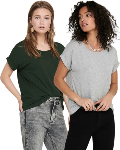 ONLY T-Shirt Stilvolles Basic Shirt mit günstig online kaufen