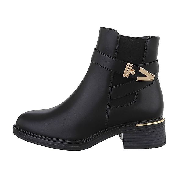 Ital-Design Damen Freizeit Stiefelette (84206711) Blockabsatz günstig online kaufen