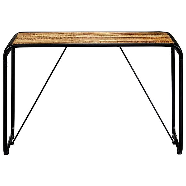 vidaXL Esstisch 118×60×76 cm Raues Massivholz Mango günstig online kaufen