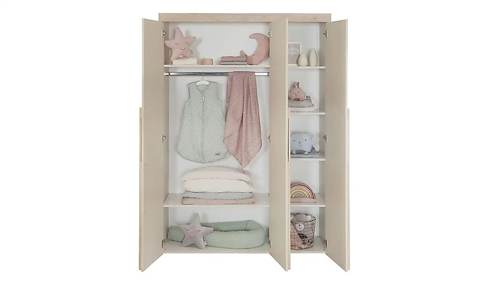 Kleiderschrank  Elis ¦ beige ¦ Maße (cm): B: 138 H: 195 T: 52.5 Baby > Baby günstig online kaufen