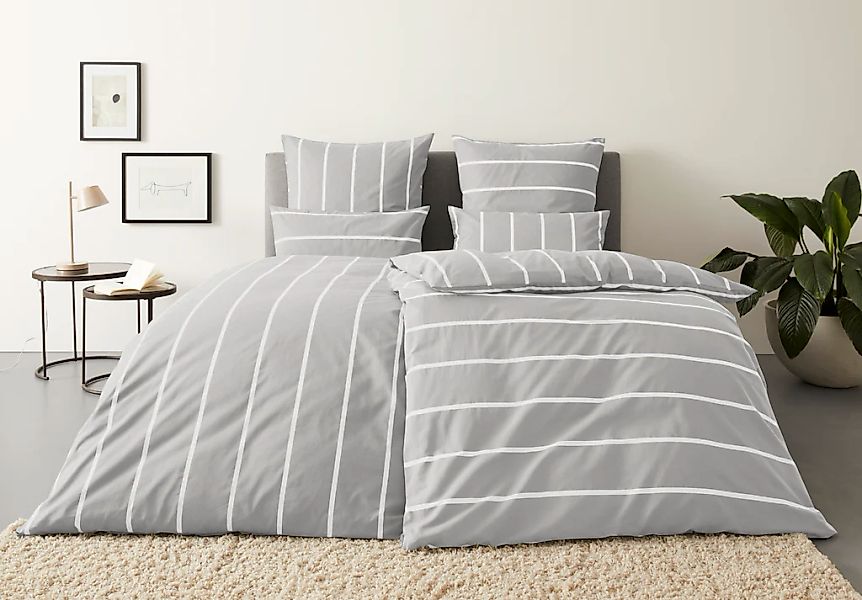 OTTO home Wendebettwäsche "MIETTE" 2 mit modernen Streifen, Bettwäsche ab G günstig online kaufen