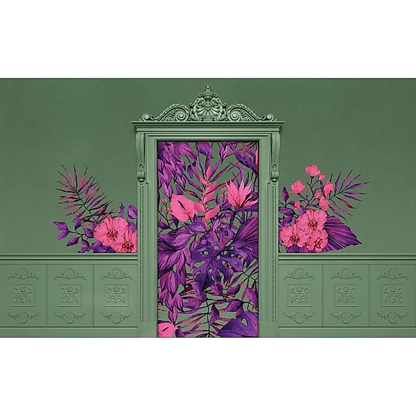 Komar Vliestapete Duke Dude Green 400 cm x 250 cm Grün günstig online kaufen