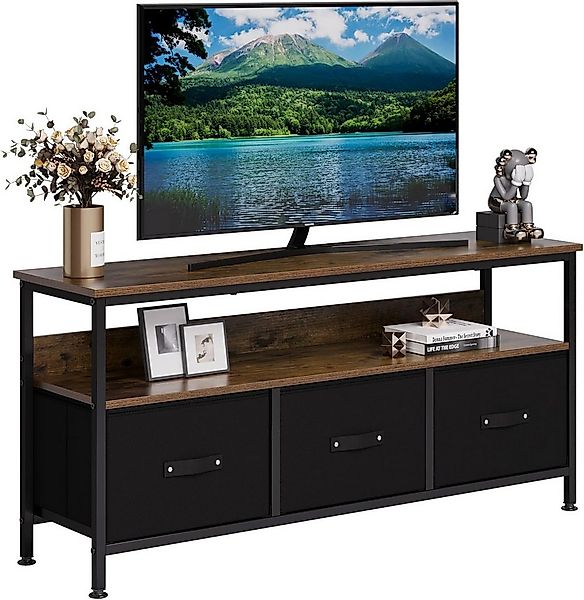GarveeMore TV-Schrank Lowboard,Fernsehschrank Mit Schubladen Und Regalen fü günstig online kaufen