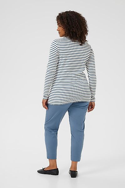 KAFFE Curve Langarmbluse Langarm-Shirt KClia Große günstig online kaufen
