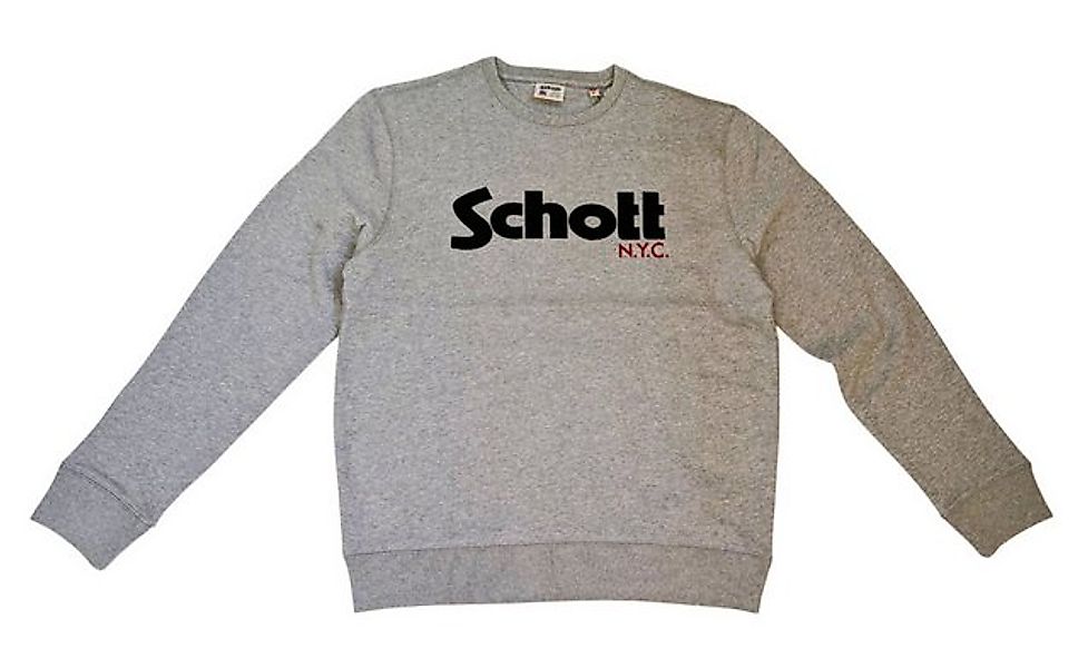 Schott NYC Sweater Sweatpulli Schott Swcrew günstig online kaufen